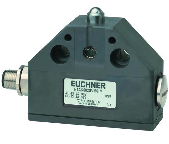 Euchner N1AK502SVM5-M Precision single limit switch N1A, ball plunger, plug connector M12 Turkey