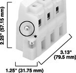 Allen Bradley 1492-ED103 NEMA 3 Pole Pull-Apart Terminal Block Turkey