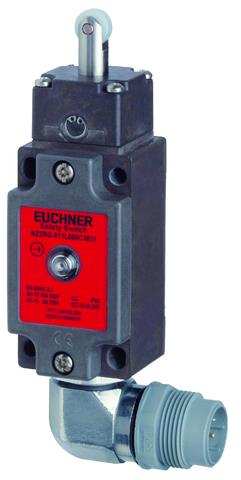 Euchner NZ2RG-511L060C1631 Safety switch NZRG, roller plunger, plastic roller ø 12 mm, plug connector SR6 Turkey