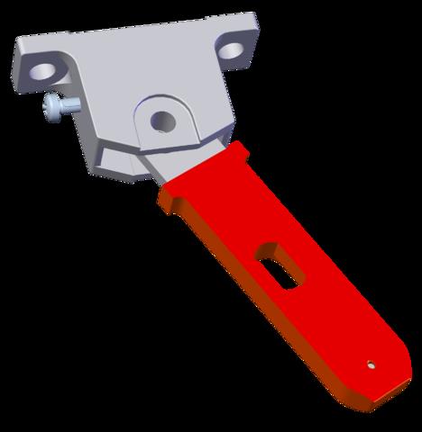 Euchner RADIUSBETAETIGER-Z-R-C2194 Hinged actuator, right, for safety switches NZVZ, NZVZVS and TZ Turkey