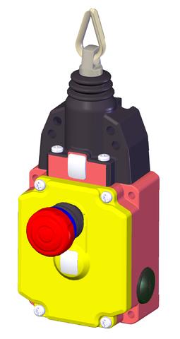 Euchner RPS-M-2131SR300M Rope pull switch with pull-to-reset button for emergency stop device, thimble Turkey