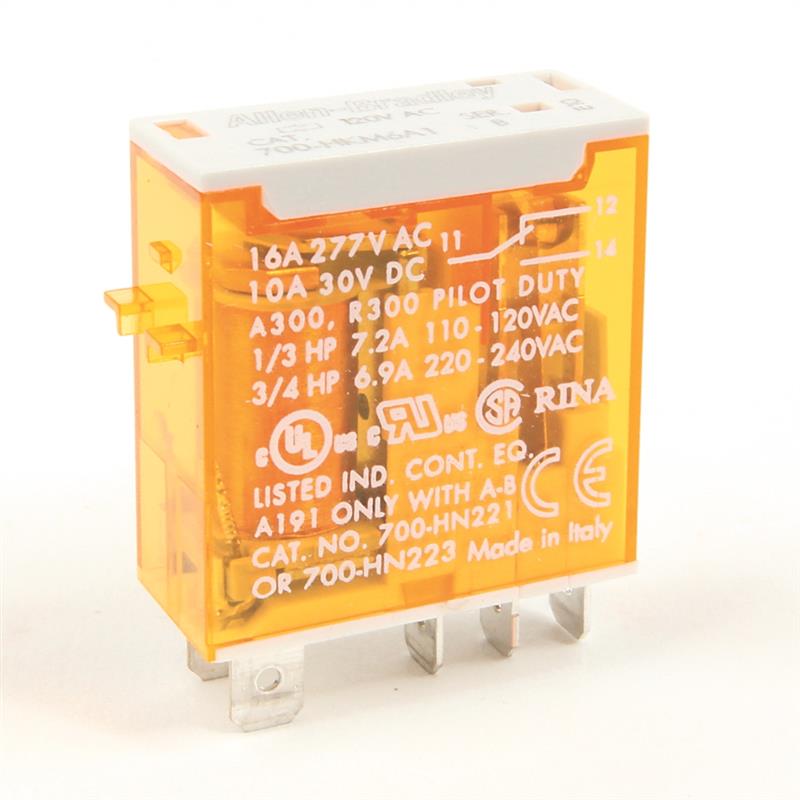 Allen Bradley 700-HKM6A1 SPDT Plug In 120 V Relay Turkey