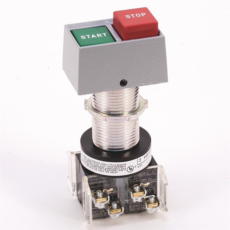 Allen Bradley 800H-DPH16AAAA64 800H NEMA 7/9 Dual Push-Button Turkey