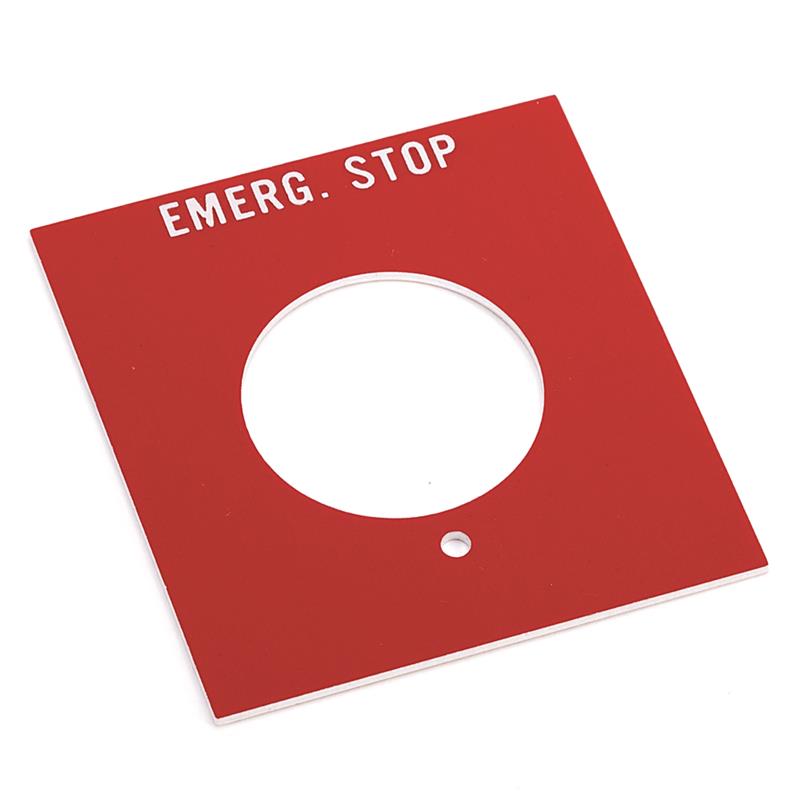 Allen Bradley 800H-Y4 800H PB EMERG STOP Standard Lgend Plate Turkey