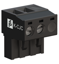 Pepperl+Fuchs K-CJC-BK Terminal block for cold junction compensation, 3-pin screw terminal, black Turkey