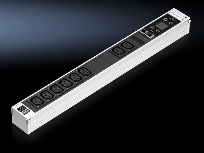 Rittal DK 7859.410 DK PSM measuring module, for modular PSM power distribution, occupies 2 slots in the busbar, output: IEC 60 320 8 x C13, input: 207 V – 250 V, 16 A, (max 3680 W) Turkey
