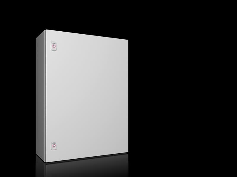 Rittal AX 1058.000 AX Compact enclosure, WHD: 600x800x250 mm, sheet steel, with mounting plate, single-door, with two cam locks Turkey