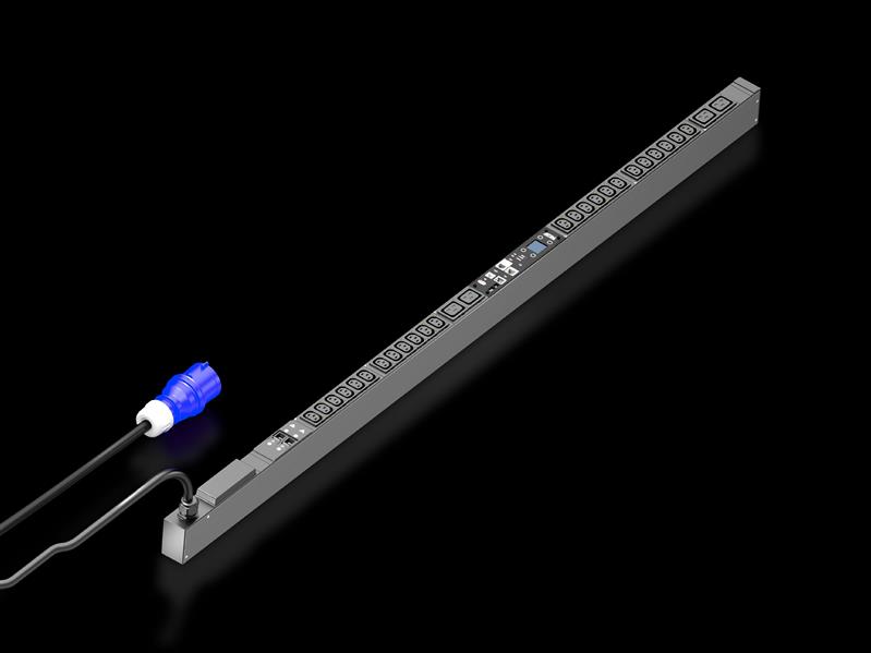 Rittal DK 7979.516 DK PDU metered+, compact basic power distribution incl energy measurement per output slot, with network interface and display, WLD: 44x1495x70 mm, IEC 60 320: 24x C13, 4x C19 Turkey