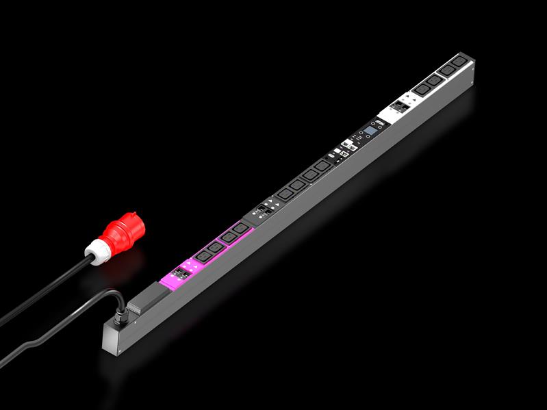 Rittal DK 7979.531 DK PDU metered+, compact basic power distribution incl energy measurement per output slot, with network interface and display, WLD: 44x1495x70 mm, IEC 60 320: 12x C19 Turkey