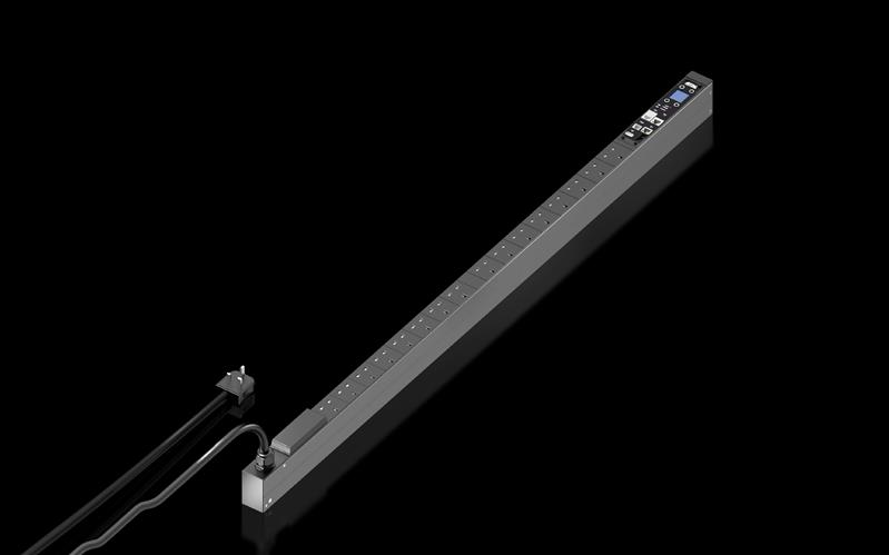 Rittal DK 7979.822 DK PDU UK, metered, compact basic power distribution incl energy measurement per phase, with network interface and display, WLD: 44 x1495 x70 mm, 16xBS 1363, IEC 60 320: 4x C19 Turkey