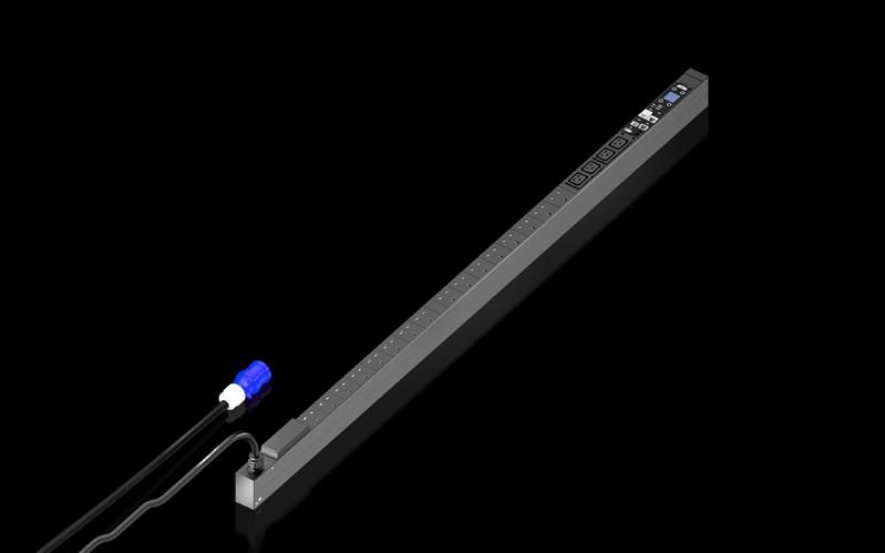 Rittal DK 7979.821 DK PDU UK, metered, compact basic power distribution incl energy measurement per phase, with network interface and display, WLD: 44 x1295 x70 mm, 16x BS 1363 Turkey