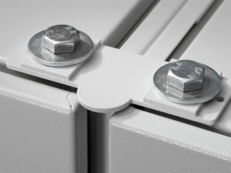 Rittal TS 7824.540 DK Baying clamp, For retrospective baying of enclosures, with screw-fastened or lockable side panels, External mounting, For TS, TS IT Turkey