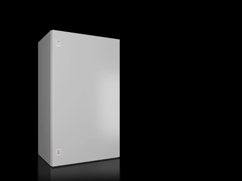 Rittal AX 1091.000 AX Compact enclosure, WHD: 600x1000x400 mm, sheet steel, with mounting plate, single-door, with two cam locks Turkey