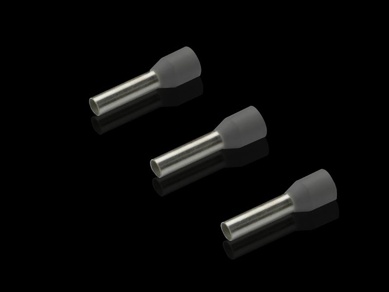 Rittal AS 4050.783 Wire end ferrules for wire processing, 4 mm², AWG 12, grey, 12 mm, loose, 500 pcs Turkey