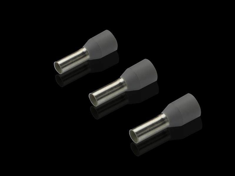 Rittal AS 4050.782 Wire end ferrules for wire processing, 4 mm², AWG 12, 8 mm, grey, loose, 500 pcs Turkey