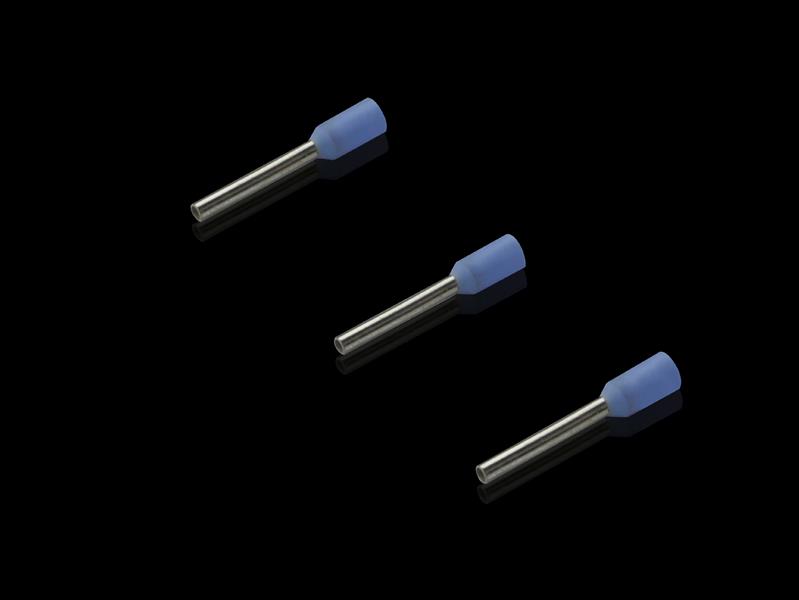Rittal AS 4050.754 Wire end ferrules for manual preassembly, 025 mm², AWG 24, 8 mm, light blue, loosely packed, 500 pc(s) Turkey