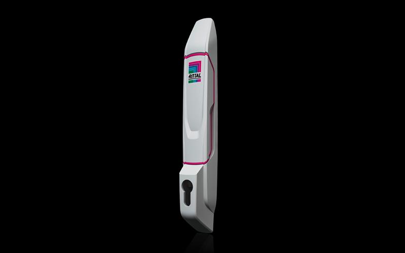 Rittal VX 8618.250 VX Comfort handle, for semi-cylinder, RAL 7035 Turkey