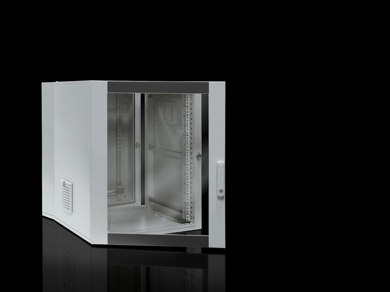 Rittal DK 7715.735 DK Wall-mounted enclosure, 3-part, WxHxD: 600x746x573 mm, 15 U, pre-assembled, IP 54 with solid gland plate top and bottom Turkey