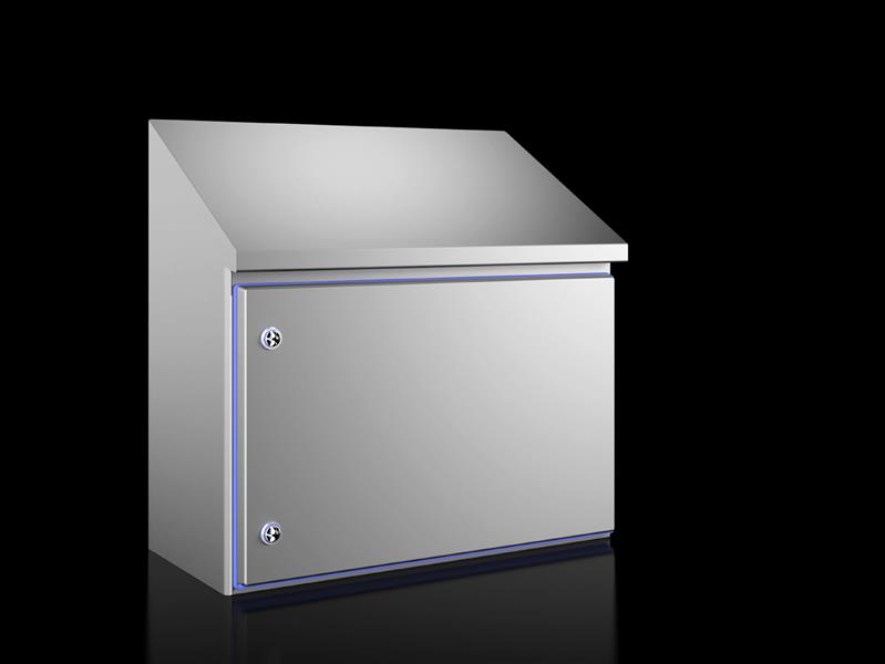 Rittal HD 1320.600 HD Compact enclosure, WHD: 610x430(H1)x601(H2)x300 mm, Stainless steel 14301, with mounting plate, with hinged door and silicone seal Turkey