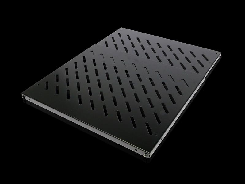 Rittal DK 5501.665 DK Component shelf, WxH: 484 mm x 0,5 U, 50 kg, distance between levels: 600-900 mm, depth-variable, RAL 9005 Turkey