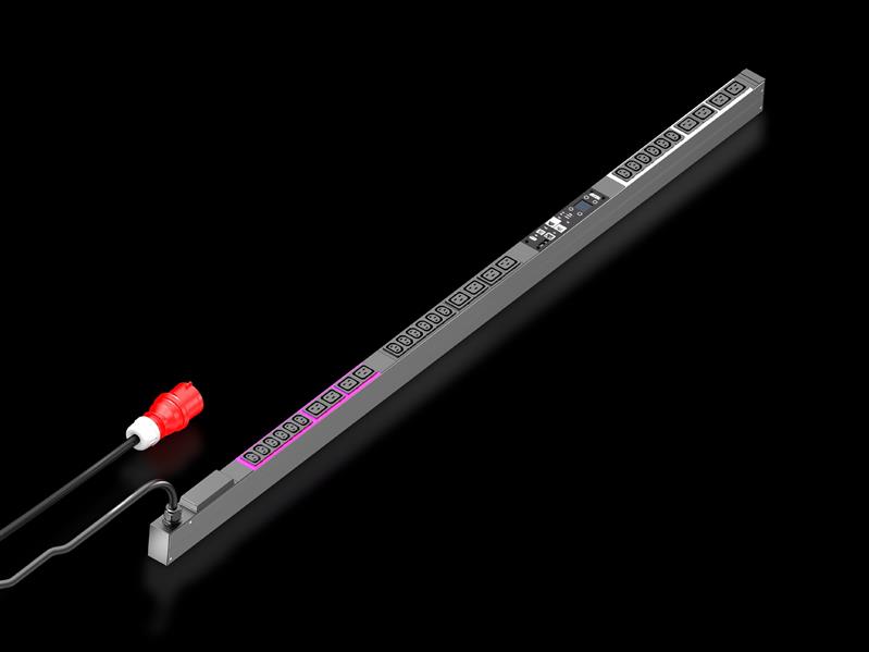 Rittal DK 7979.238 DK PDU metered, compact basic power distribution incl energy measurement per phase, with network interface and display, WLD: 44x1695x70 mm, IEC 60 320: 18 x C13, 12 x C19 Turkey
