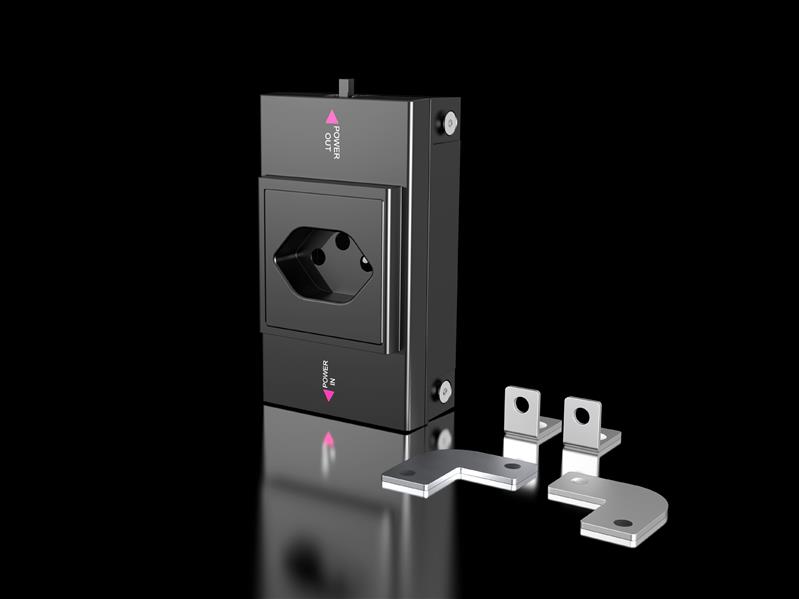 Rittal SZ 2500.713 SZ socket box for LED system light, with socket for Switzerland, Turkey