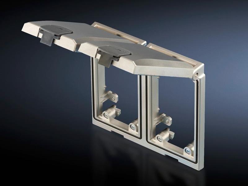 Rittal SZ 2482.330 SZ Interface flap, modular, mounting frame, double, with metal flap Turkey