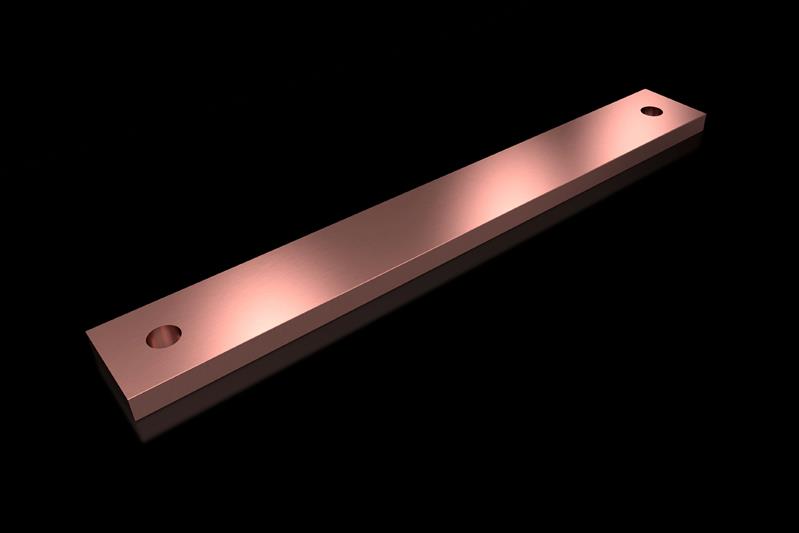 Rittal SV 9686.544 SV PE/PEN busbar E-Cu, WH: 40x10 mm, L: 300 mm Turkey