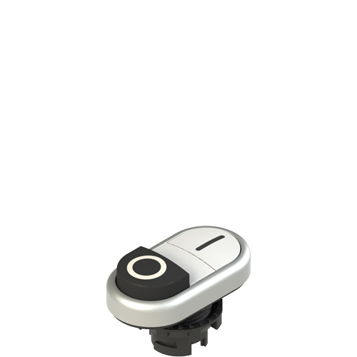 Pizzato E2 1PDSL9AAAA Double lower projecting pushbutton, with marking Turkey