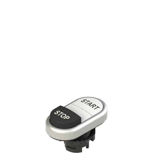 Pizzato E2 1PDSL9AAAN Double lower projecting pushbutton, with marking Turkey