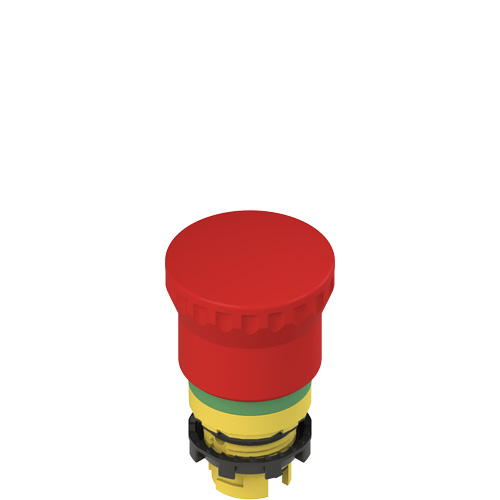 Pizzato E2 1PEPZ4731 Push-pull emergency pushbutton with green marking dotted line Turkey