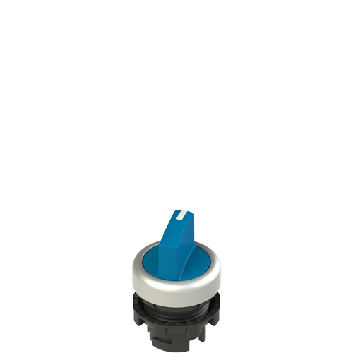 Pizzato E2 1SE12ACA69AB Short handle selector, 2 positions blue with marking Turkey