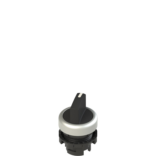 Pizzato E2 1SE12ECA19AB Short handle selector, 2 positions black with marking Turkey