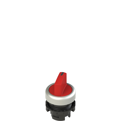 Pizzato E2 1SL12EVD39AB Illuminated short handle selector, 2 positions red with marking Turkey