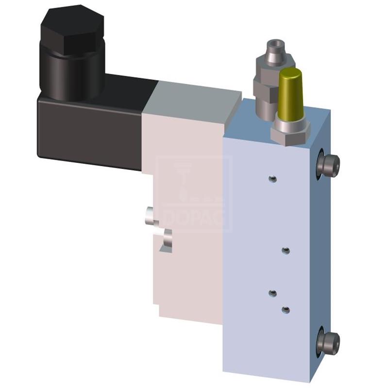 Dopag 100.15.02 Solenoid valve plate with industrial plug type CI Turkey