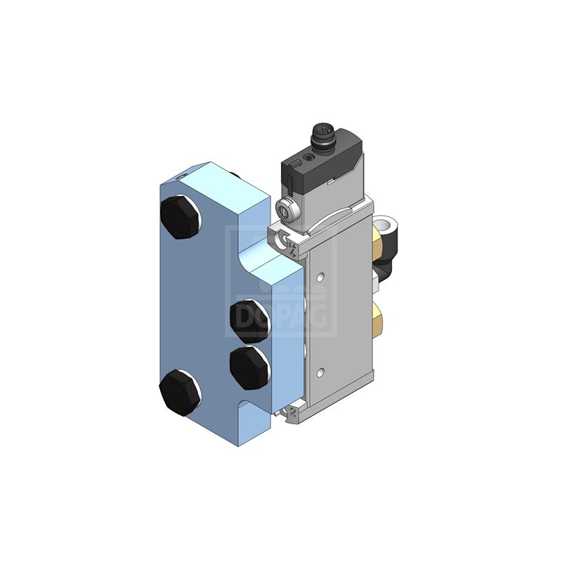 Dopag 1010807 Solenoid valve plate for plug 3 pole M8x1 Turkey