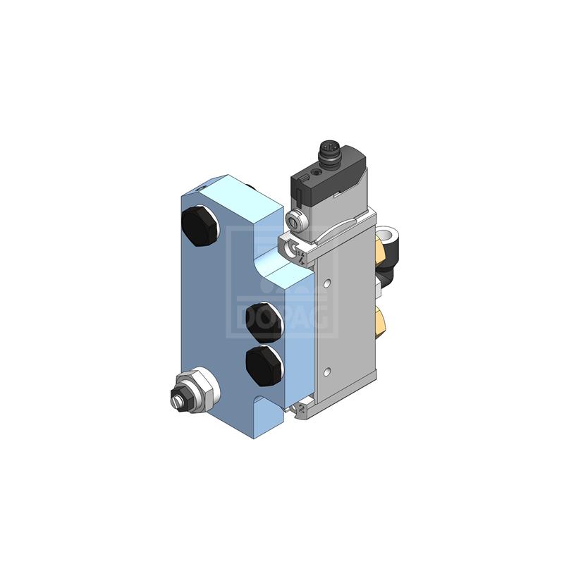 Dopag 1010907 Solenoid valve plate for plug 3 pole M8x1 Turkey