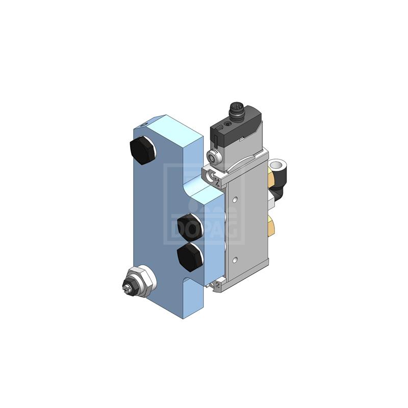 Dopag 1010911 Solenoid valve plate for plug 3 pole M8x1 Turkey