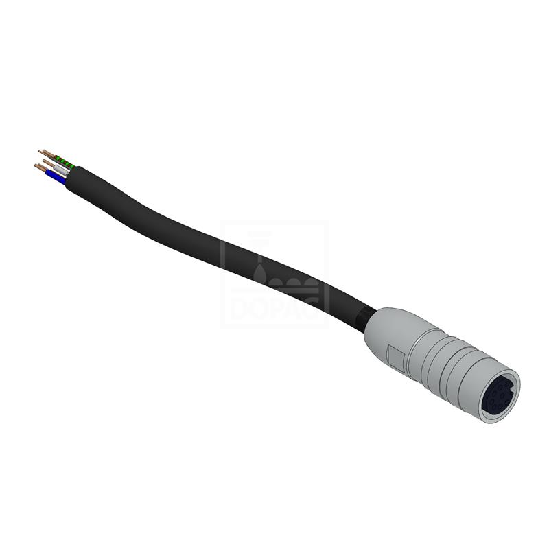 Dopag 1024606 Extension calbe with round plug M16x075 8-pole 3m Turkey