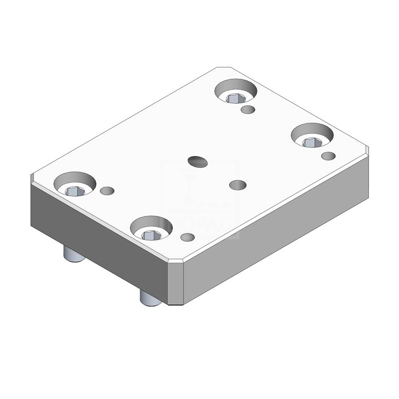 Dopag 1015290 Adaptor plate M8 (38x80 mm) to M6 (40x70 mm) Turkey