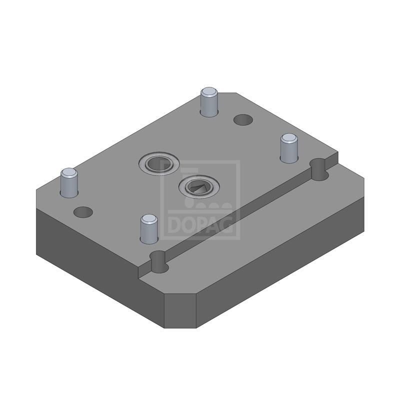 Dopag 1028512 Adaptor plate M6 (40x70 mm) to M8 (38x80 mm) Turkey