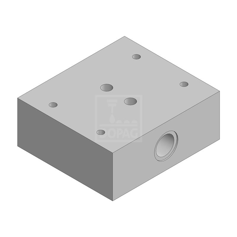 Dopag 31.02.055 Mounting plate G 3/8