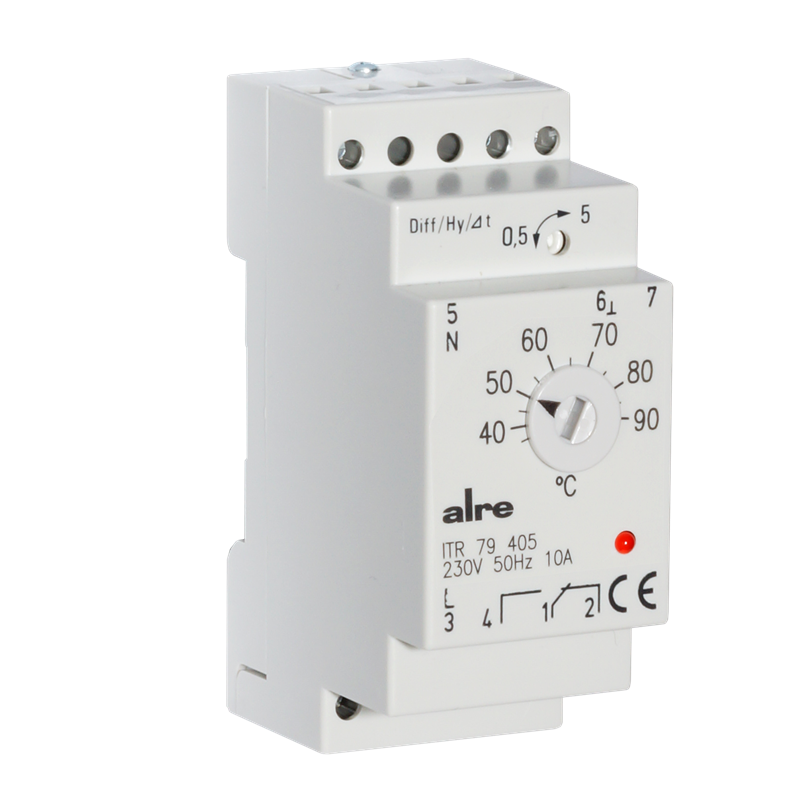 Alre ITR 79.405 Temperature controller for standard rail mounting, 35…95…°C Turkey