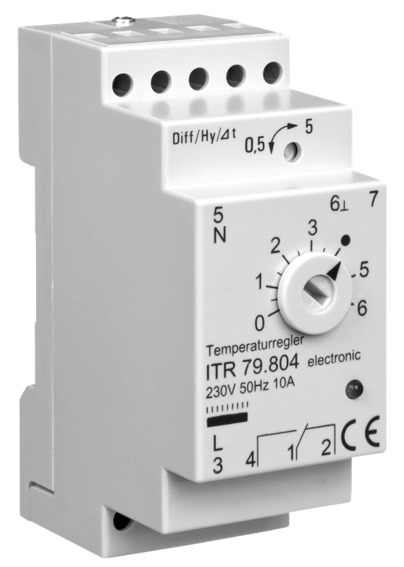 Alre ITR 79.804 Temperature controller for standard rail mounting, 0…60…°C Turkey