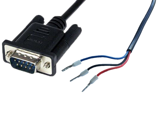 Seneca CS-DB9M-TIP-V RS485 serial cable (DB9M / test leads) for connection with VISUAL HMI with DB9F socket Turkey