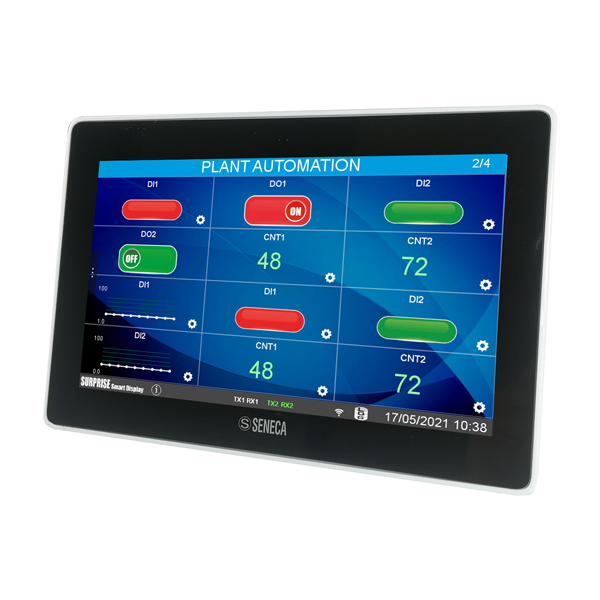 Seneca SURPRISE Smart Display
        (HW rev. A0) IIoT Edge Gateway with 7'' touchscreen HMI, built-in I/O's, WiFi, datalogger, and remote control functions Turkey