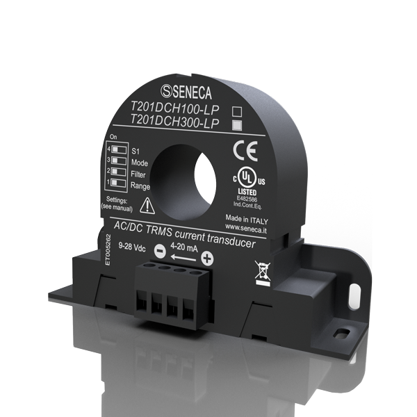 Seneca T201DCH300-LP AC/DC contactless TRMS current (± 300 A) transducer, Hall Effect with 420 mA AO Turkey