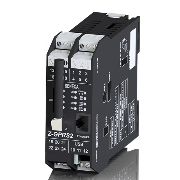 Seneca Z-GPRS2 GSM/GPRS datalogger with built-in IOs and telecontrol functions Turkey