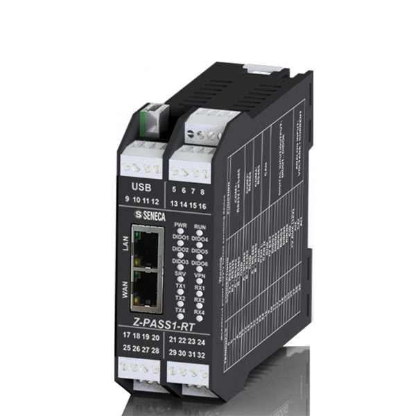 Seneca Z-PASS1-RT IIoT Edge Gateway, Serial Device Server with embedded I/O's Turkey