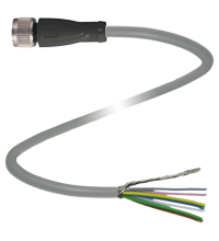 Pepperl+Fuchs V19-G-5M-PVC-TP Female cordset, M12, 8-pin, shielded, PVC cable Turkey